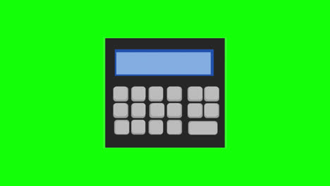 Taschenrechnersymbol,-Geschäftsberechnungen,-Mathematikausbildung-Und-Finanzen.-Schleifenanimation-Mit-Alphakanal.